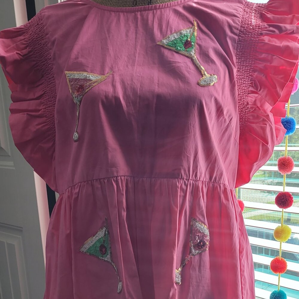 Martini motif dress